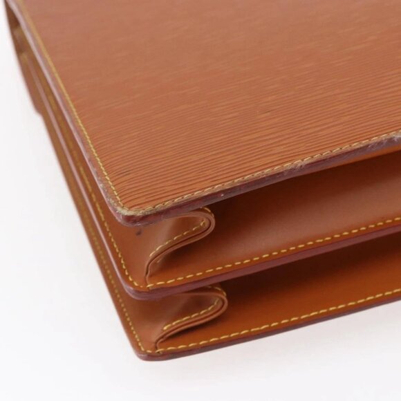 LOUIS VUITTON Epi Serviette Conseiller Zipangu Gold M54428 LV Auth 151087 - Picture 4 of 16